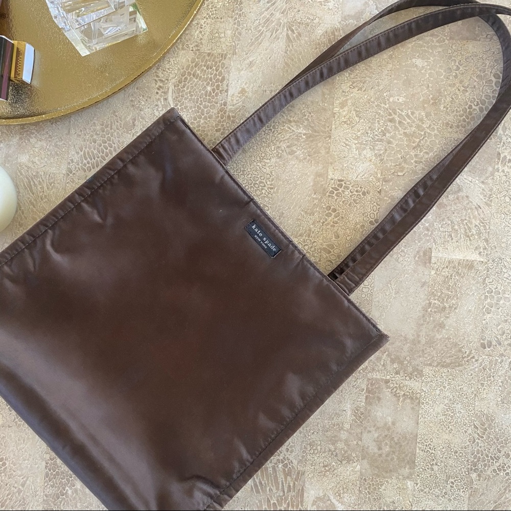 VINTAGE KATE SPADE BROWN NYLON BAG